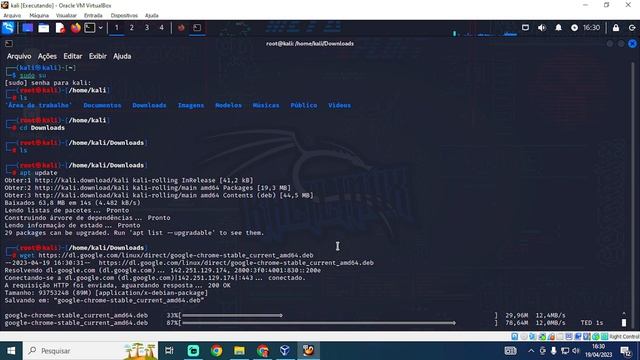 COMO BAIXAR GOOGLE CHOME KALI LINUX смотреть онлайн
