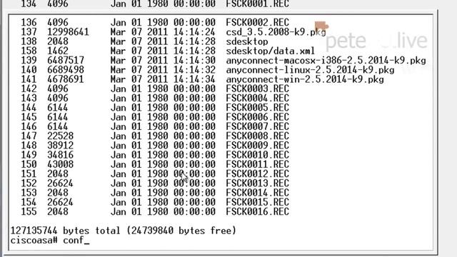 Cisco ASA 5500 System Upgrade via Command Line смотреть онлайн