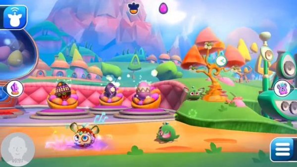 Playing furby connect game with furby connect