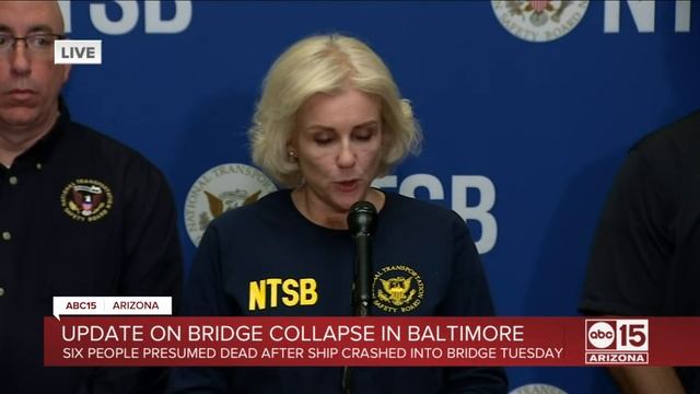 Update on Francis Scott Key Bridge collapse in Baltimore смотреть онлайн