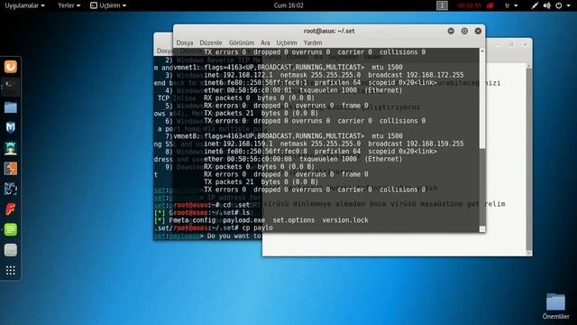 Kali Linux Windows Virüs SETOOLKİT смотреть онлайн