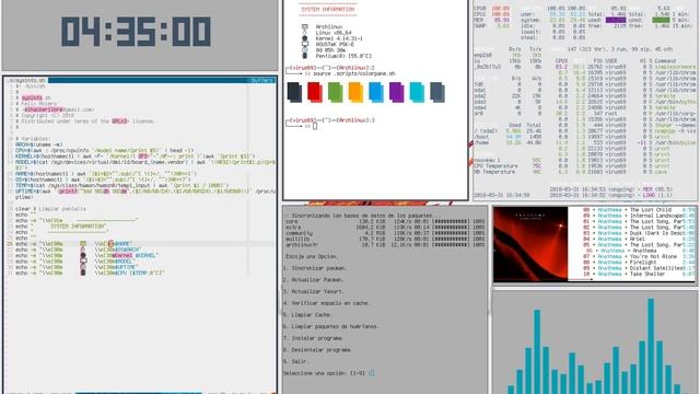 Playing tiled wiht shell Linux смотреть онлайн