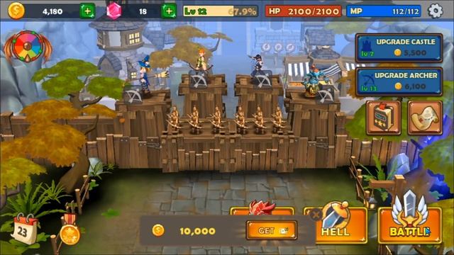 Castle Rush: Hero defender & Idle defense Gameplay смотреть онлайн