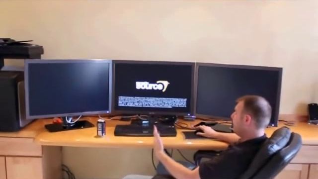Eyefinity crossfire and dell 3008wfp monitors.wmv смотреть онлайн