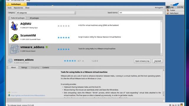 Add VMWare Addons to Haiku OS Beta 2 смотреть онлайн