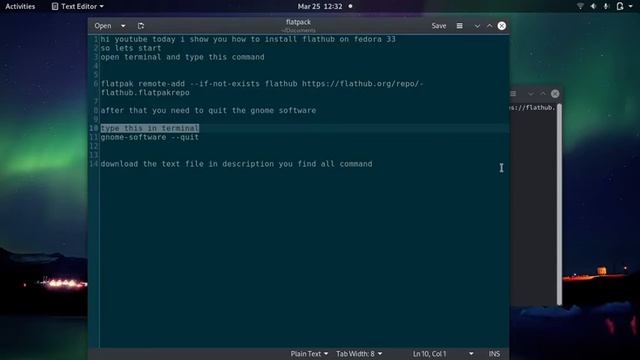 Install FLATPAK on Fedora33 смотреть онлайн