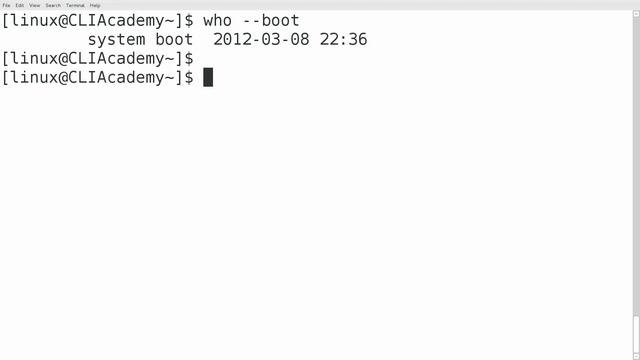 Linux who command смотреть онлайн