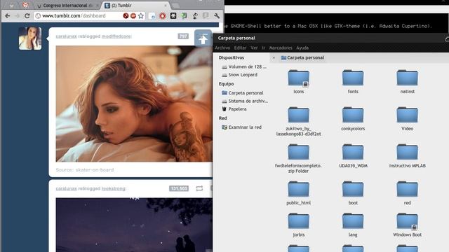 GNOME 3.4.1 on Arch Linux смотреть онлайн