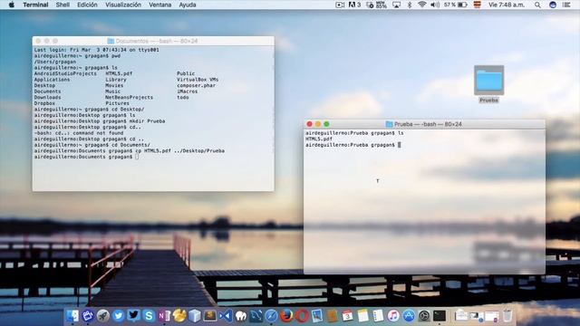 Comandos Terminal Linux | MKDIR, CP, MV, TOUCH смотреть онлайн