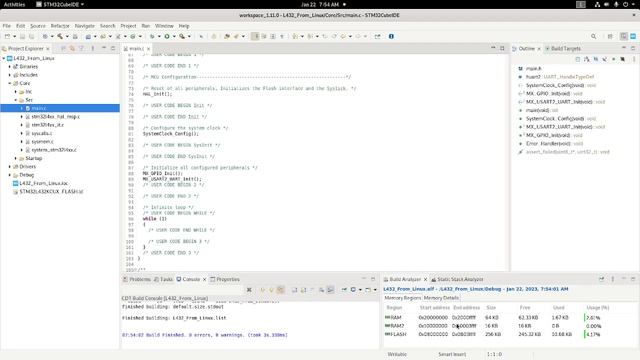 STM32 CubeIDE Getting Started - Video 9 SICE Linux Computers II смотреть онлайн