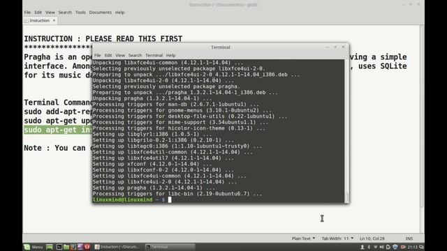 Pragha : A lightweight GTK+ music player for Linux Mint / Ubuntu смотреть онлайн