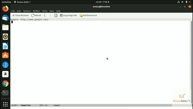 Emacs EWW, Web Browser