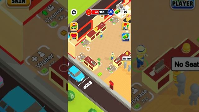 Idle Burger Tycoon Gameplay Mobile Game Walkthrough All Levels Android Ios #1 смотреть онлайн