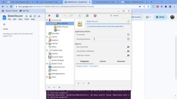 Discord and better discord Chromebook tutorial