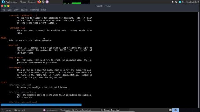 john ile şifre kırma metodolojisi #hack #hacker #parrotos #ubuntu #exploit #hash #decrypt #pentest смотреть онлайн