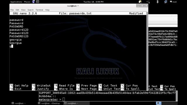 Penetration Testing Walkthrough Chapter 9 Password Attacks Part 3 смотреть онлайн