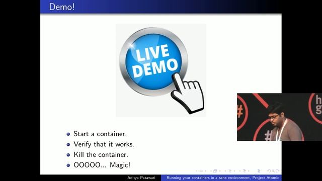 Aditya Patawari - Running your containers in a sane environment, Project Atomic смотреть онлайн