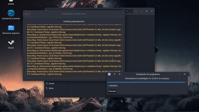 Configurando linux para jogos! Configurando o Big Linux para jogos, STEAM, EPIC GAMES e AMAZON GAME смотреть онлайн