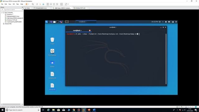 Session 5 - Part 3 - Using John the Ripper to extract passwords from a sam database Hash Dump. смотреть онлайн