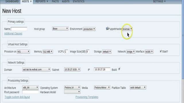 Host provisioning using Foreman смотреть онлайн