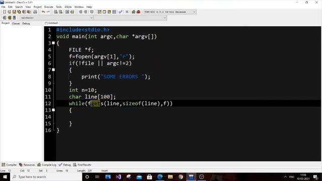 Head linux command by using C program смотреть онлайн