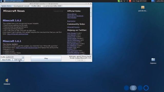 Cómo instalar mods para minecraft 1.6.2 en linux (xubuntu) + pack de mods смотреть онлайн