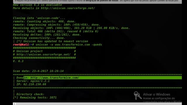 Busca de url (Kali-linux) смотреть онлайн