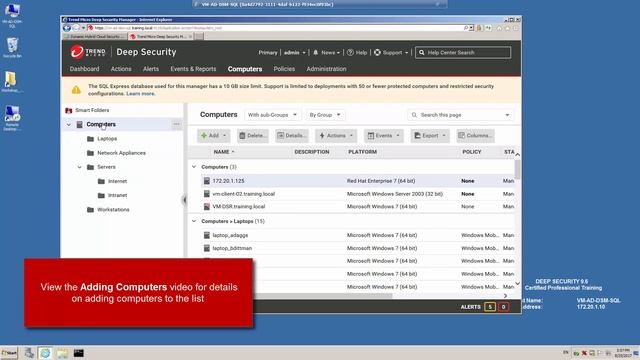 2 Deep Security Web Console Tour смотреть онлайн