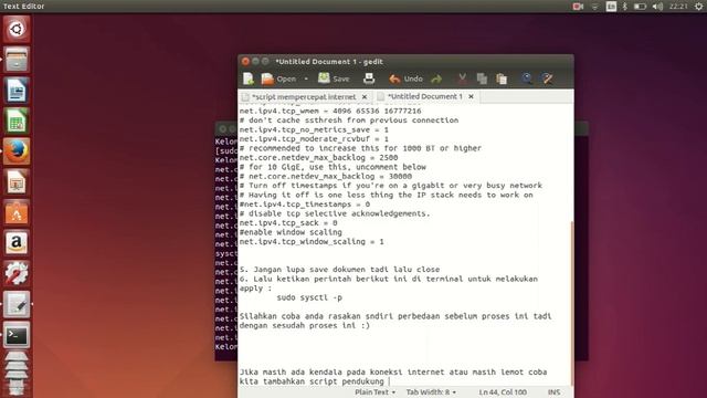 Tutorial meningkatkan koneksi internet dan download di Linux Ubuntu смотреть онлайн