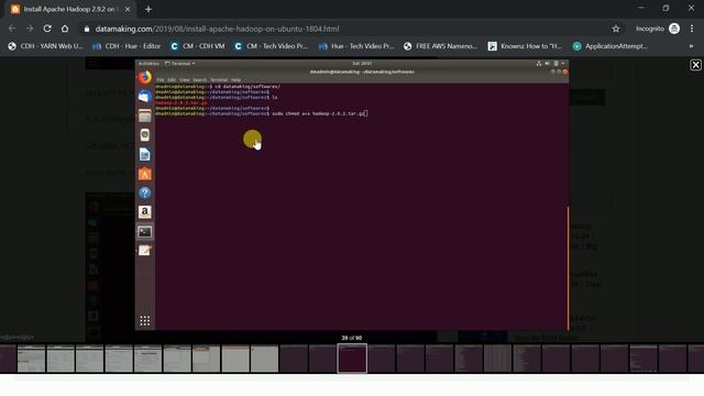 Install Apache Hadoop 2.9.2 on Ubuntu 18.04 in English | Approach 1 | Part 6 | DM | DataMaking смотреть онлайн
