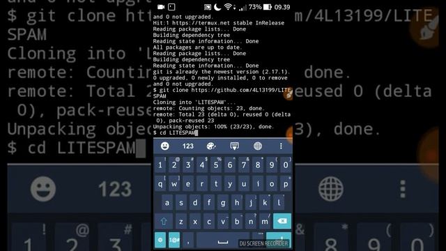 Cara Memasang Tools LITESPAM ViaTermux смотреть онлайн