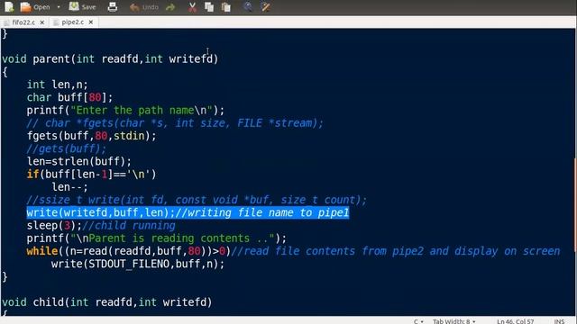 Full Duplex Communication using Pipe in Linux смотреть онлайн