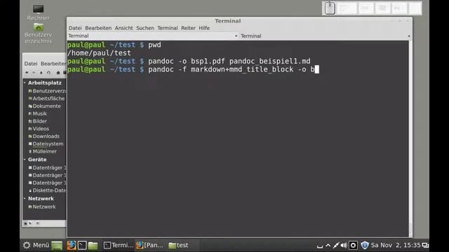 Linux - PDF-Dokumente schreiben mit Pandoc und Markdown - PDF erzeugen смотреть онлайн