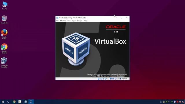 Apricity OS install in virtualbox смотреть онлайн