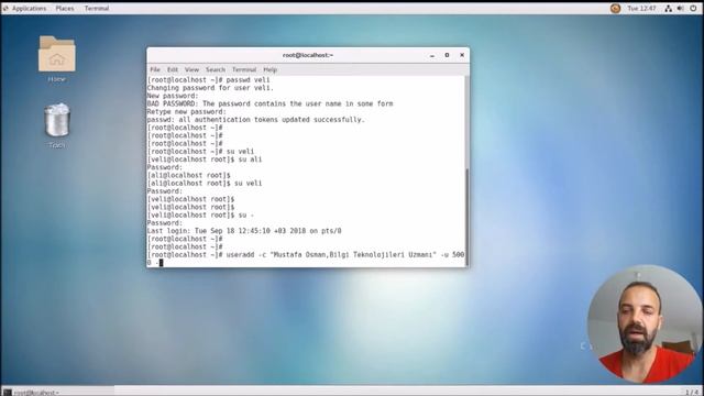 Linux User Ekleme ( useradd - adduser usermod komutu ) смотреть онлайн