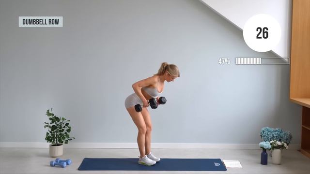 30 MIN Full Body With Weights, (ADVANCED) Dumbbell Workout At Home смотреть онлайн