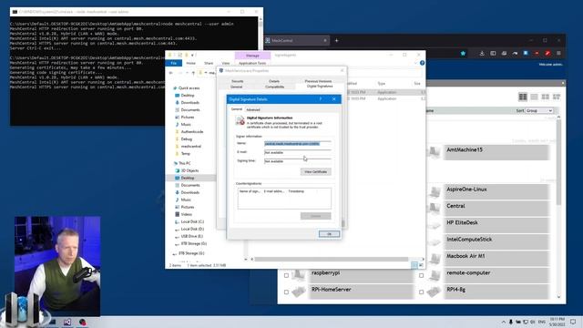 MeshCentral - Automatic Agent Code Signing