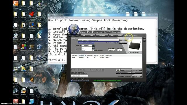 How to port forward using Simple Port Fowarding смотреть онлайн