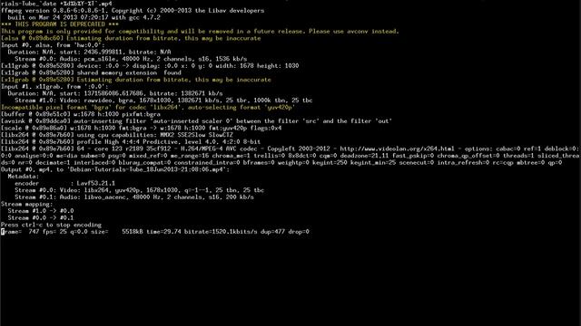 »» Debian Tutorials - My FFMPEG Capture Command wi смотреть онлайн