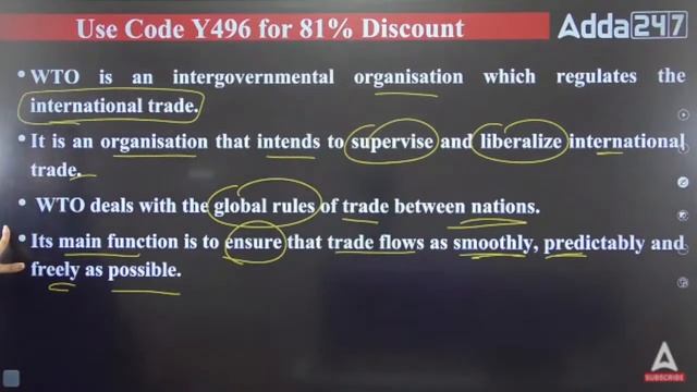 IE & IFS 4th Class Based on new syllabus International Economic Organizations | WTO смотреть онлайн