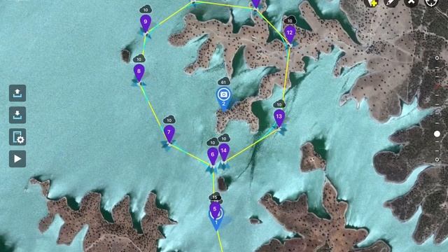 Drawing Complex Waypoints Mission on Litchi App iOS version смотреть онлайн