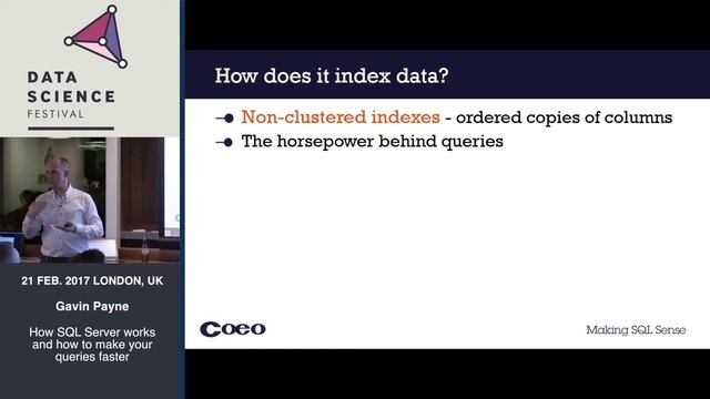 How SQL Server Works and How to Make Your Queries Faster - Data Science Festival смотреть онлайн