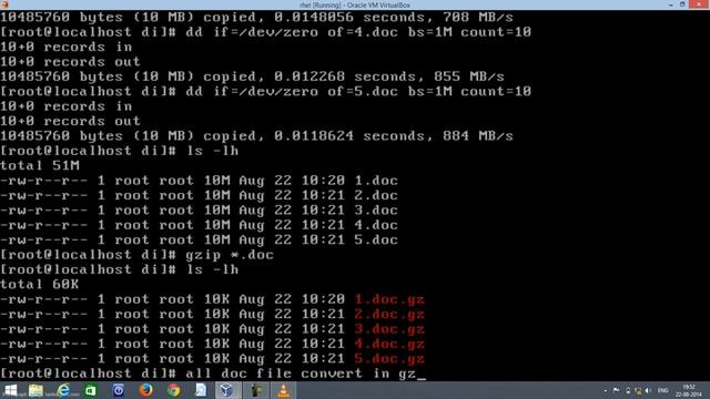 gzip and gunzip command in linux смотреть онлайн