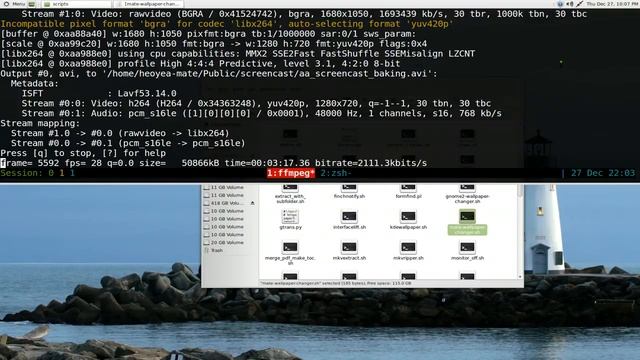 Wallpaper Changer - Linux MATE смотреть онлайн