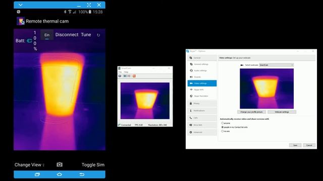 Remote thermal cam screencast смотреть онлайн