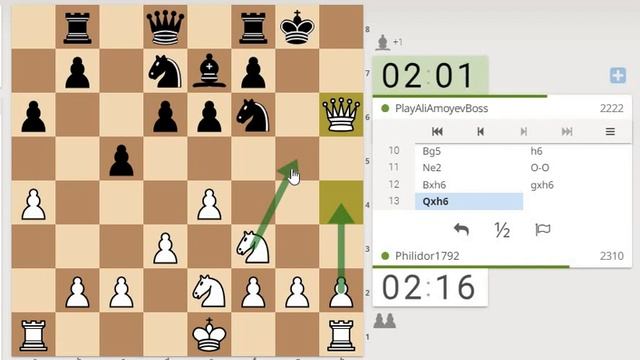 Редкая, но опасная Антисицилианка (Rare but dangerous Antisicilian) 1.е4 с5 2.Фh5!? смотреть онлайн