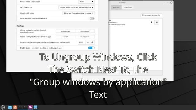 How To Separate Panel / Taskbar Icons - Linux Mint Cinnamon Desktop (2024) смотреть онлайн
