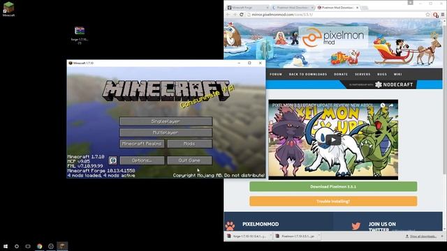 How To Install Pixelmon Manually | Windows, Mac & Linux | Minecraft Forge смотреть онлайн