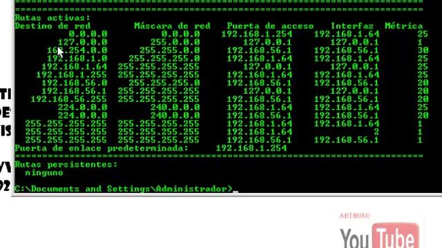 Route - Comandos Red Del Ms-Dos Video 5 смотреть онлайн