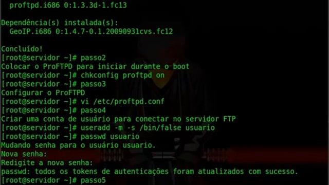 Instalando o Servidor ProFTPD no Linux Fedora CentOS смотреть онлайн